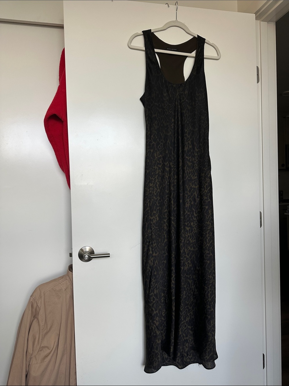 Banana Republic Black and Brown Patterned Maxi Dress